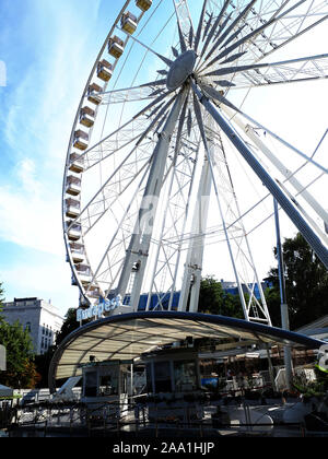 The Budapest Eye is a huge ferris wheel in the heart of the city of ...