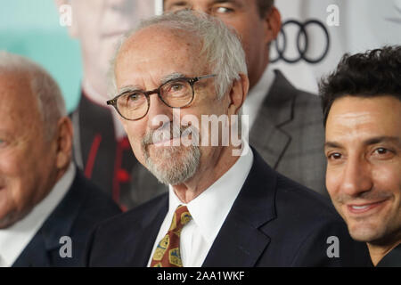 November 18, 2018, Hollywood, California, USA: 18 November 2019 - Hollywood, California - Jonathan Pryce. 2019 AFI Fest's '' The Two Popes'' Los Angeles Premiere held at TCL Chinese Theatre. Photo Credit: Birdie Thompson/AdMedia (Credit Image: © Birdie Thompson/AdMedia via ZUMA Wire) Stock Photo