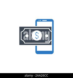 Replenishment related vector glyph icon. Stock Vector