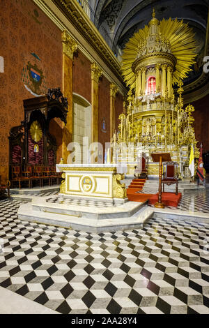 Main altar at the Salta Cathedral, Salta, Argentina