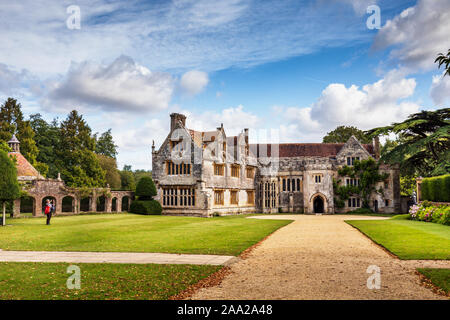 Athelhampton House & Gardens, Dorset, one of the finest examples of 15th century manor houses in England, UK. Stock Photo