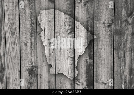 Map of Ceara on weathered wood Stock Photo - Alamy