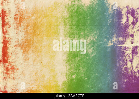 Old paper texture with rainbow gradient Stock Photo