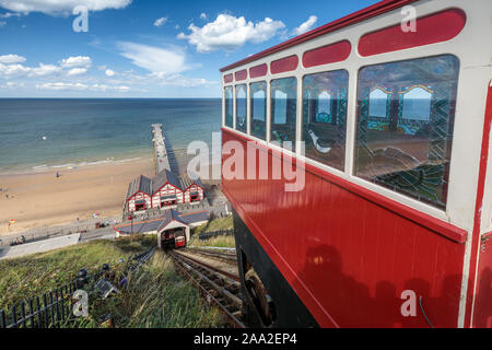 Funicular Railway Or Cliff Tramway And Pier, Saltburn-by-the-sea 