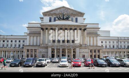 Great Theatre or Teatr Wielki, National Opera, National Theatre, Warsaw, Poland Stock Photo