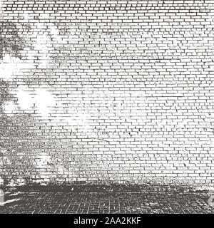 Textured background. Grunge texture in black and white. Vector template. Distress vector texture. Texture over any Object to Create Distressed Effect . Stock Vector
