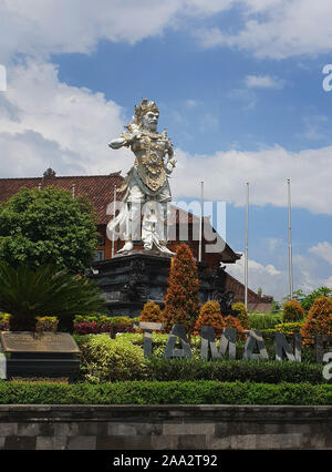 Stone Statue Of Vishnu, Ubud, Bali, Indonesia Stock Photo