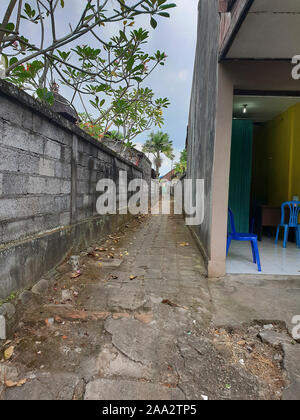 Back street alley, Bali, Indonesia Stock Photo