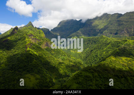 Impressions of Papenoo Valley, Tahiti, French Polynesia Stock Photo