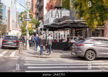 The Empire Diner, 10th Avenue, Chelsea, New York City, New York, United States of America. Stock Photo