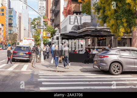The Empire Diner, 10th Avenue, Chelsea, New York City, New York, United States of America. Stock Photo
