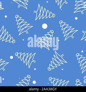 abstract christmas tree pattern over grunge background Stock Vector