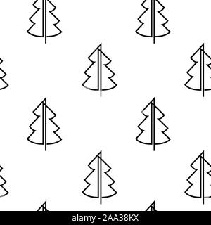 abstract christmas tree pattern over grunge background Stock Vector