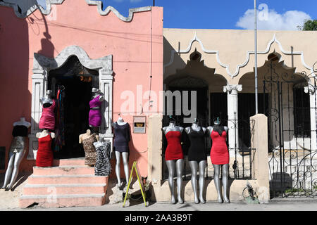 Shop selling women clothes, Merida, Mexico Stock Photo