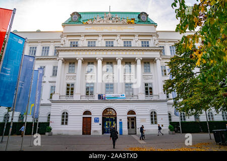 Vienna, Austria - 25.10.2019: Technical University in Vienna. Education. Stock Photo