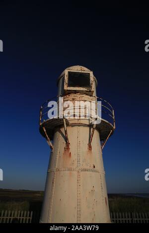 Lighthouse, Thorngumbald Clough Beacon Stock Photo