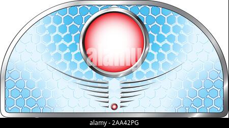 Futuristic label Stock Vector