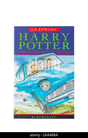 Harry Potter and the Chamber of Secrets book by J.K.Rowling,  Greater London, England, United Kingdom Stock Photo
