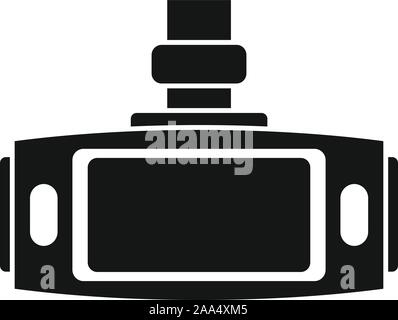 Dvr tft screen icon. Simple illustration of dvr tft screen vector icon for web design isolated on white background Stock Vector