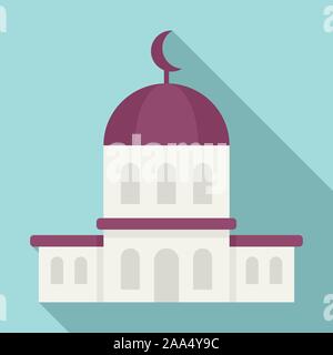 Flat mosque house Islamic Middle East architecture Stock Vector Image ...