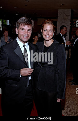 Washington DC. USA, April 29, 2007  George Stephanopoulos (ABC) and his wife Alexandra Wentworth arrive at annual White house Correspondents Dinner at the Washington Hilton Hotel Stock Photo