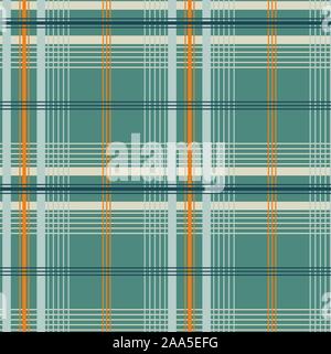 Scottish tartan plaid pattern. Seamless diagonal shapes background. - Vector Stock Vector