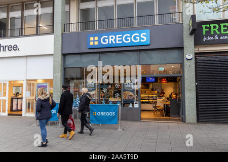 Greggs bakery, Weston-Super-Mare Stock Photo