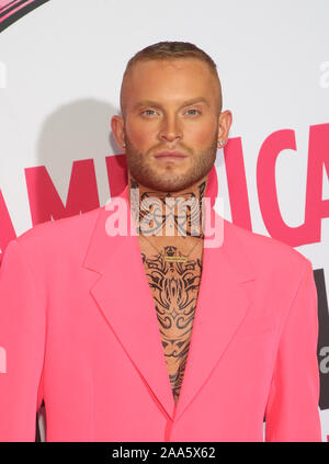 November 18, 2019, Hollywood, CA, USA: August Getty at 2019 American Influencer Awards held at Dolby Theatre  (Credit Image: © F. S/AdMedia via ZUMA Wire) Stock Photo