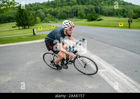 Cooperstown Triathlon 2019 Stock Photo
