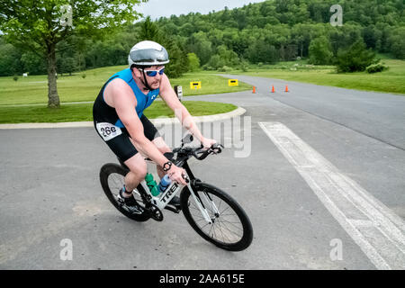 Cooperstown Triathlon 2019 Stock Photo