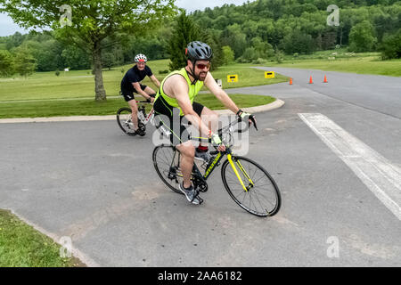 Cooperstown Triathlon 2019 Stock Photo
