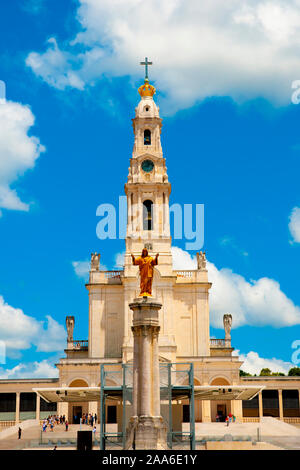 Basilica of Our Lady of Fatima Rosary - Portugal Stock Photo