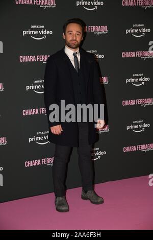Rome, Italy. 19th Nov, 2019. Rome, Auditorium Conciliation Première of the Film 'Chiara Ferragni Unposted', In the picture: Ludovico Fremont Credit: Independent Photo Agency/Alamy Live News Stock Photo