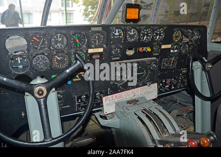 The civilian 'Sandringham' flying boat, converted from a 1943 as a military-specification 'Sunderland' at Solent Sky Museum, Southampton, Hampshire UK Stock Photo