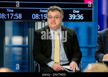 (left to right) Dr Stephen Farry during the CBI NI business election hustings at the Law Society of Northern Ireland.