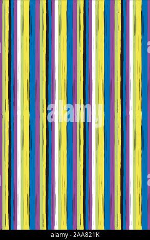 Colorful seamless stripes. Lines print of fabric or paper. - vector Stock Vector
