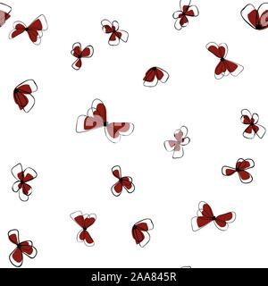Flowers in vintage style on soft white background. Element decorative floral. Seamless floral background. Beautiful flowers, great design for any Stock Vector