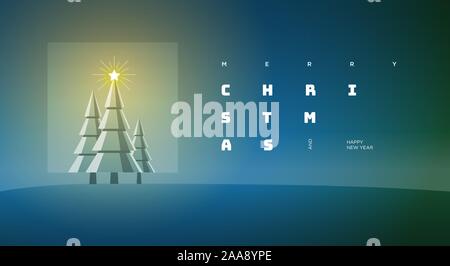 Vector Christmas web site page design template. Elements are located on separate layers in the vector file. Stock Vector
