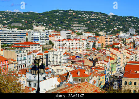Old town La Croisette of Cannes, France Stock Photo