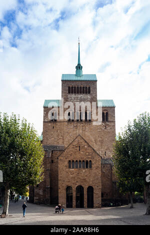 The Minden Cathedral St. Gorgonius and St. Peter is a Roman Catholic provost church Stock Photo