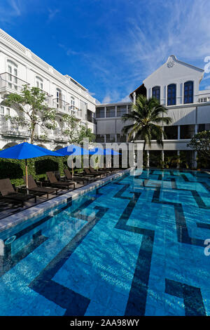 Little Nyonya Hotel, Phuket Town, Thailand Stock Photo