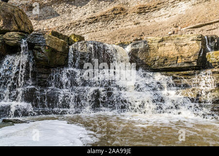 Rockway Falls Conservation Area and Louth Falls Conservation Area Niagara Escarpment Valley Lincoln Ontario Canada in autumn Stock Photo