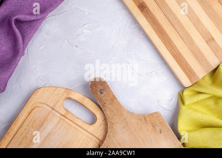 Frame from wood boards and fabric Stock Photo
