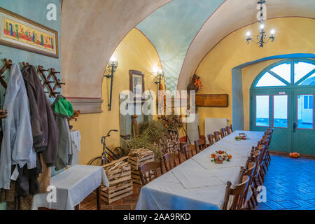 Interior of the Gingerbread Museum and Restaurant in Radovljica, Slovenia, Europe. Stock Photo