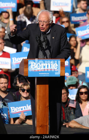 Bernie Rally Bridge Bernie Is Back Rally, New York, USA Stock Photo - Alamy