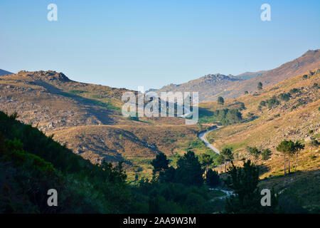Peneda mountain range, Lamas de Mouro. Peneda Geres National Park, Portugal Stock Photo