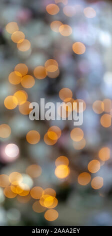 Blurred christmas lights background. Abstract light bokeh. Stock Photo