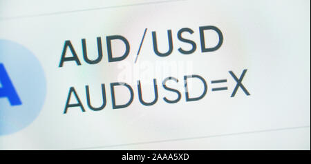 and American money. exchange rate concept Stock - Alamy