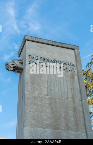 UNIVERSITY PARK, PA/USA - SEPTEMBER 28, 2019: on the campus of Penn State University. Stock Photo