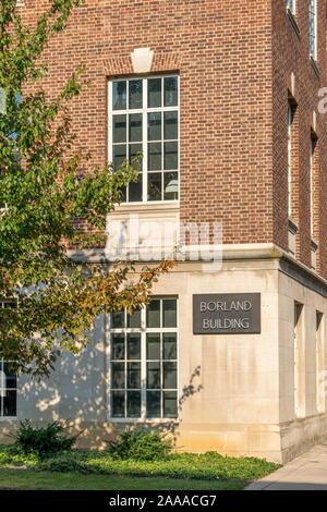 UNIVERSITY PARK, PA/USA - SEPTEMBER 28, 2019: Borland Building on the campus of Penn State University. Stock Photo